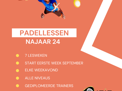 Padellessen najaar 2024